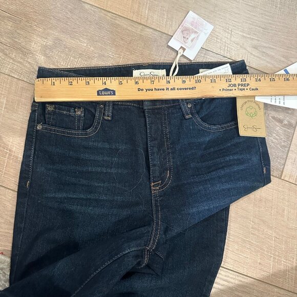 JESSICA SIMPSON WIDE LEG TROUSER JEANS LIVED IN VINTAGE NEW SIZE 25 - Picture 4 of 12